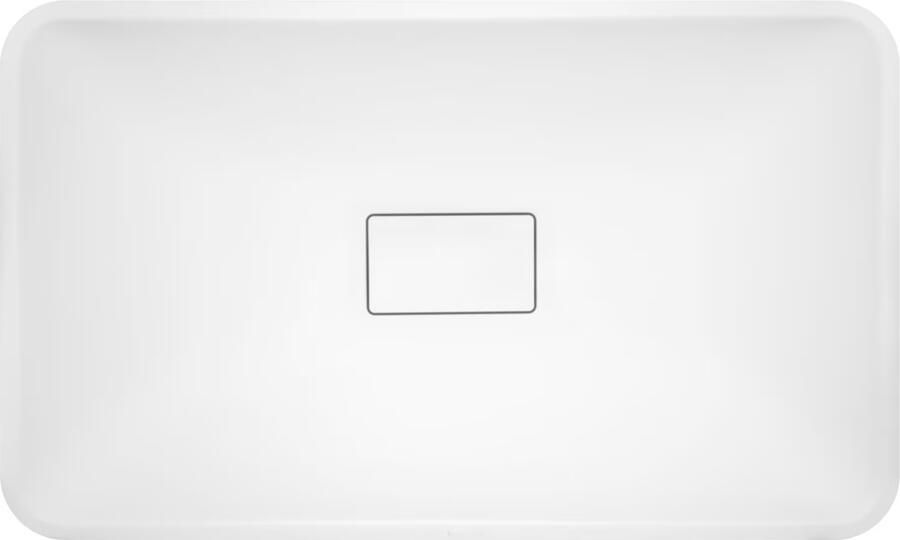 Aloni Creavit Lidya waskom 60x30x12 cm wit mat - Foto 3