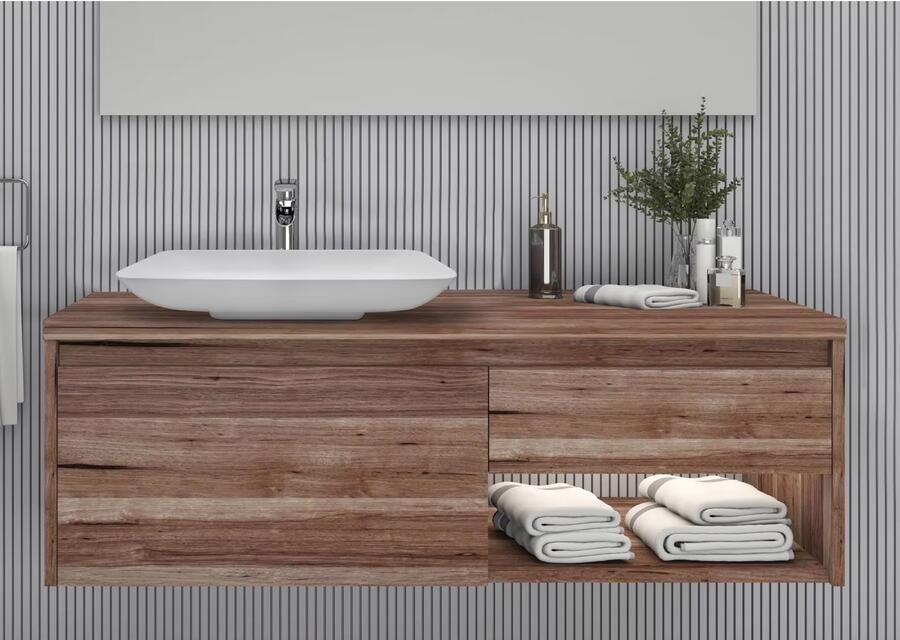 Aloni Creavit Lidya waskom 60x30x12 cm wit mat