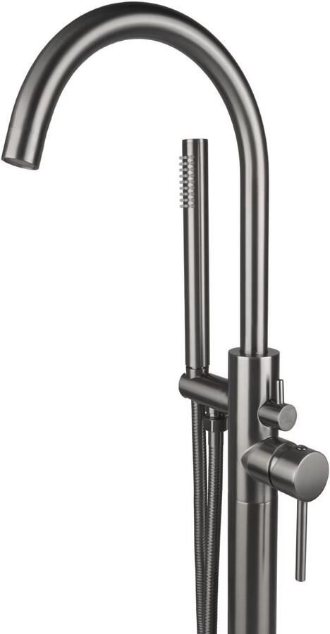 Aloni Creavit vrijstaande badmengkraan 99 cm gunmetal