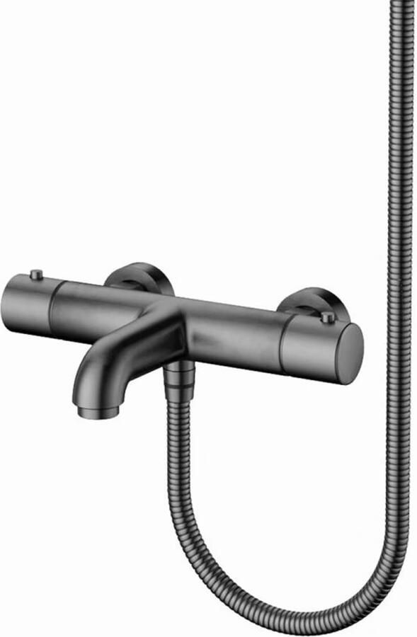 Aloni Douchekraan | Opbouw | Thermostaatkraan | 2-weg | hoh 15 cm | 2-hendels | Rond - Foto 3