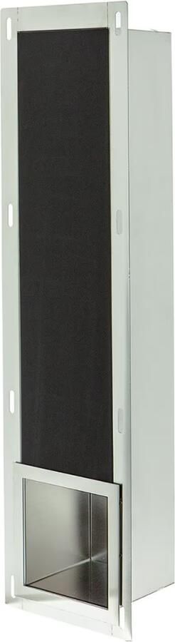 Aloni Inzetstuk tbv reserverolhouder | Wandmontage | Messing | RVS look