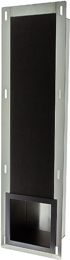 Aloni Inzetstuk tbv reserverolhouder | Wandmontage | Messing | Zwart mat - Foto 2