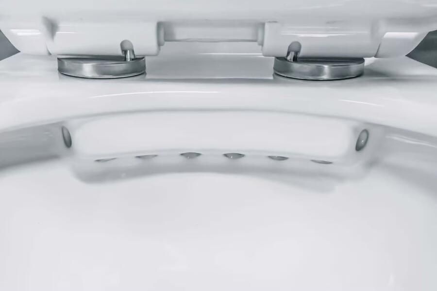 Aloni Wandcloset Pro | 54.5 cm | Zonder spoelrand | Wandhangend | Incl.Softclose zitting | Keramiek | Wit