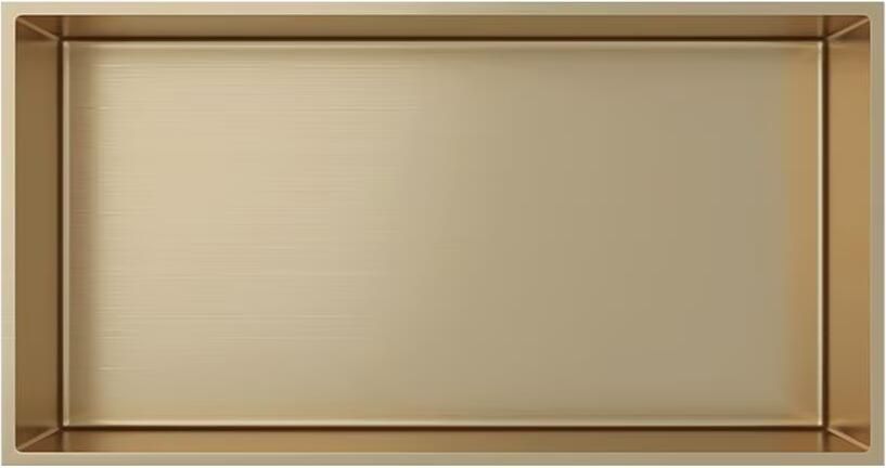 Aloni Wandnis Inbouw | 30x60x10 cm | 1 vak | Goud geborsteld - Foto 3