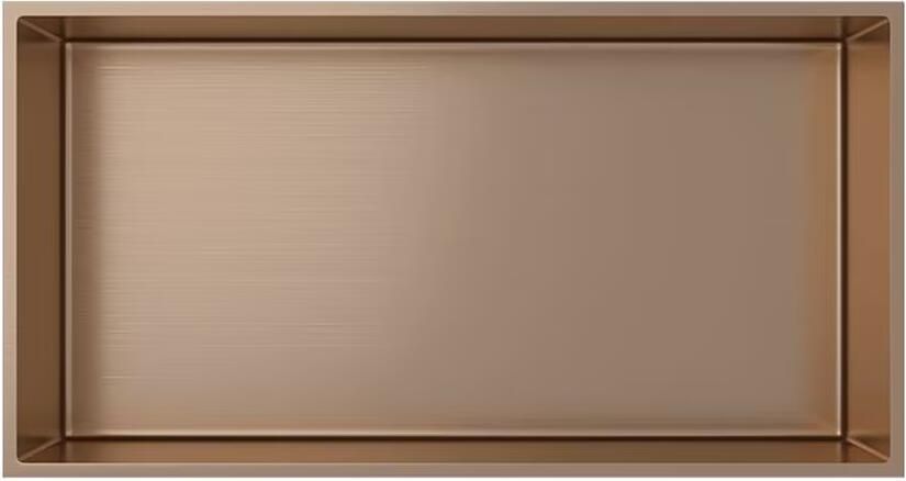 Aloni Wandnis Inbouw | 30x60x10 cm | 1 vak | Koper geborsteld - Foto 3