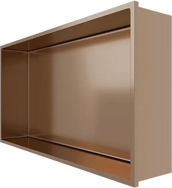 Aloni Wandnis Inbouw | 30x60x10 cm | 1 vak | Koper geborsteld - Foto 2