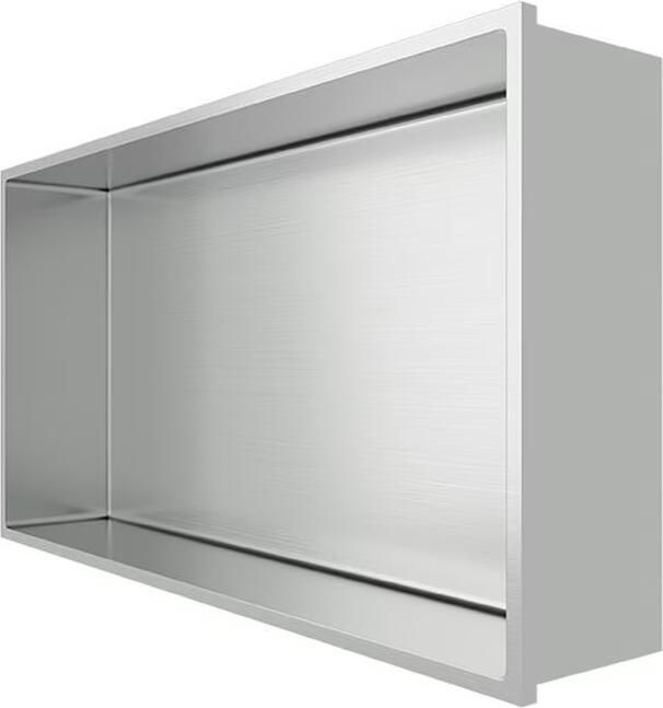 Aloni Wandnis Inbouw | 30x60x10 cm | 1 vak | RVS look - Foto 2