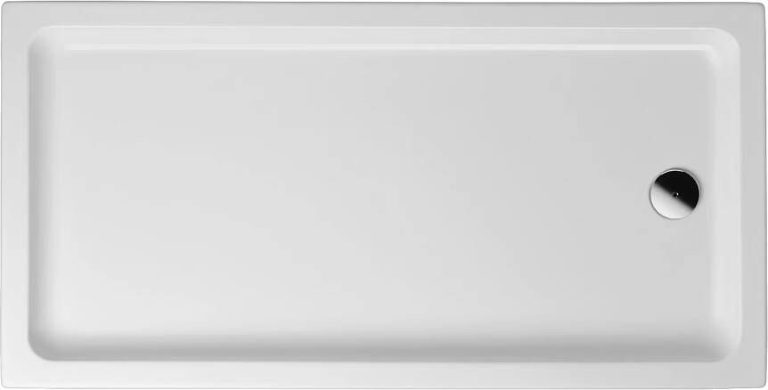 Aloni Douchebak | 100x90x4 cm | Excl.Sifon | Acryl | Rechthoek | Wit