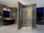 Aloni Douchecabine 80x120x195 cm | 1 Schuifdeur | Helder glas | Chroom - Thumbnail 1