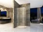 Aloni Douchecabine 90x140x195 cm | 1 Schuifdeur | Helder glas | Chroom - Thumbnail 1