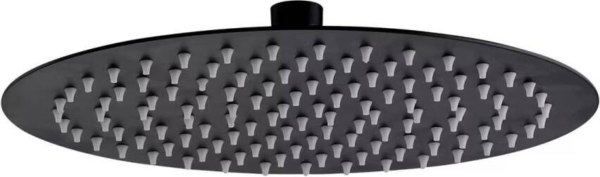 Aloni Hoofddouche | 30 cm | Rond | Mat zwart