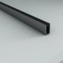 Aloni Muurprofiel voor douchewand | 200 cm | Gunmetal grijs - Thumbnail 1
