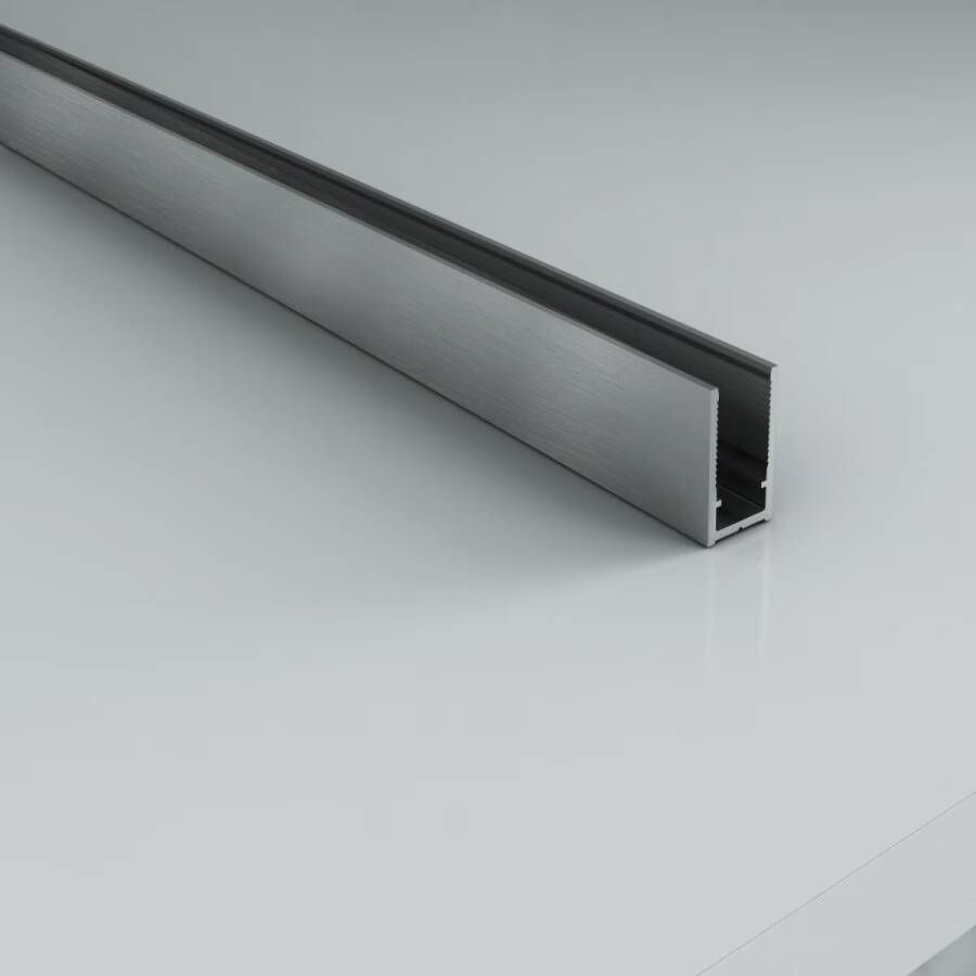Aloni Muurprofiel voor douchewand | 200 cm | RVS look