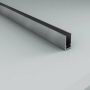 Aloni Muurprofiel voor douchewand | 200 cm | RVS look - Thumbnail 1