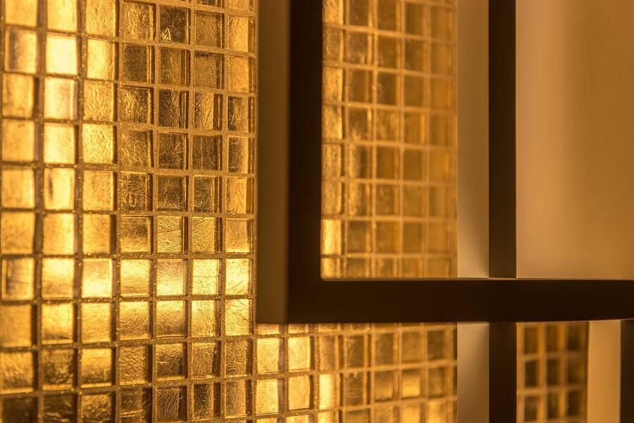 Aquacolor Eclat Wandtegel | 29.5x29.5 cm | Glans Goud - Foto 3