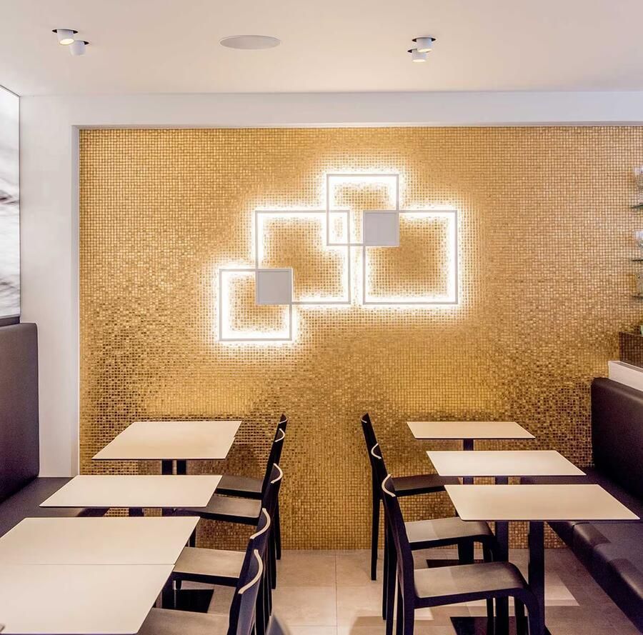 Aquacolor Eclat Wandtegel | 29.5x29.5 cm | Glans Goud - Foto 1