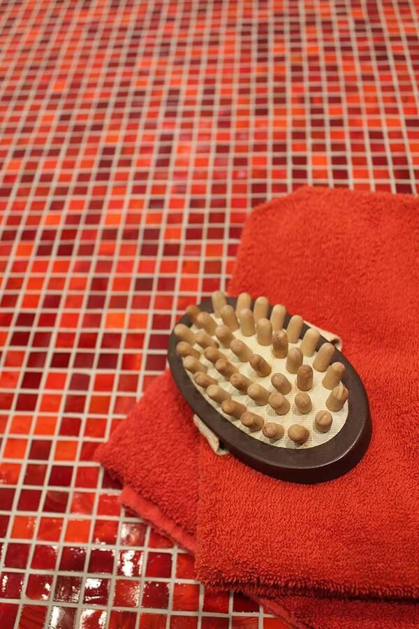 Aquacolor Motion Wandtegel | 29.5x29.5 cm | Glans Rood