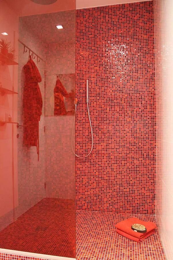 Aquacolor Motion Wandtegel | 29.5x29.5 cm | Glans Rood - Foto 3