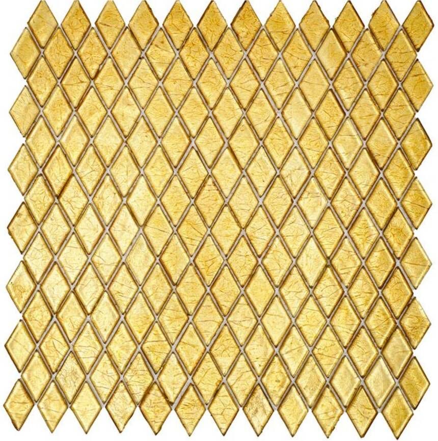 Aquacolor Eclat Wandtegel | 29.5x30.3 cm | Mozaiek |Geel