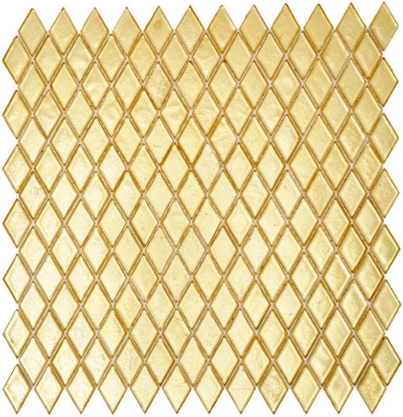 Aquacolor Eclat Wandtegel | 29.5x30.3 cm | Mozaiek |Goud