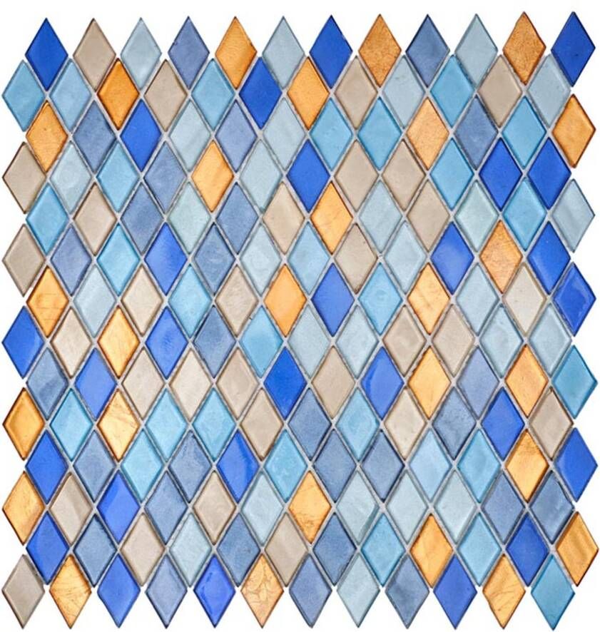 Aquacolor Eclat Wandtegel | 29.5x30.3 cm | Mozaiek |Meerkleurig