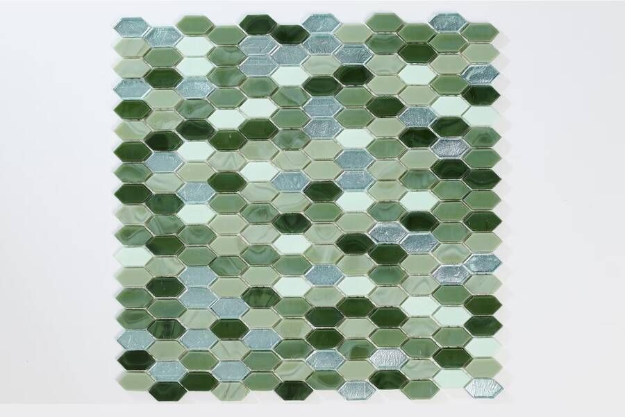 Aquacolor Eclat Wandtegel | 30x30.4 cm | Mozaiek |Meerkleurig