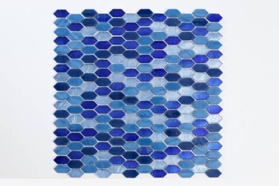 Aquacolor Eclat Wandtegel | 30x30.4 cm | Mozaiek |Meerkleurig