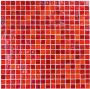 Aquacolor Glass Motion Tisza mozaiek 15x15mm rood glans - Thumbnail 1