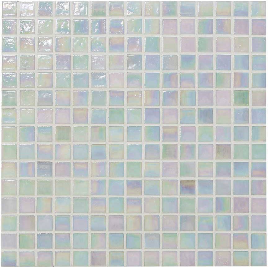 Aquacolor Oyster Wandtegel | 31.6x31.6 cm | Glans Wit