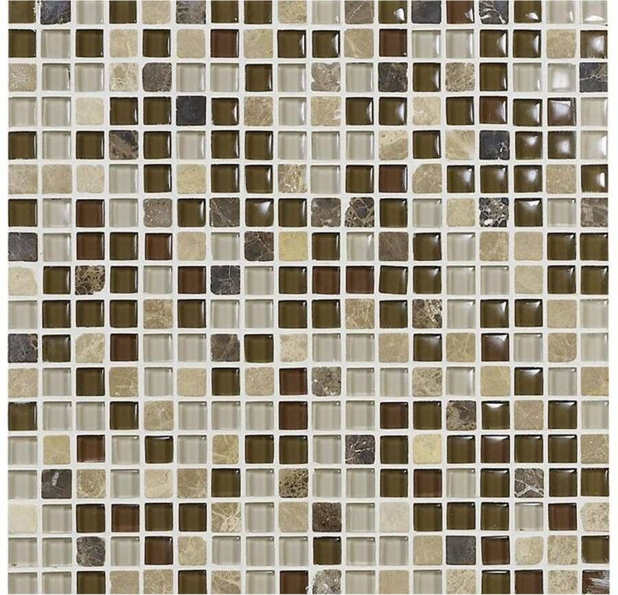 Aquacolor Marmor Wandtegel | 30x30 cm | Glans Meerkleurig