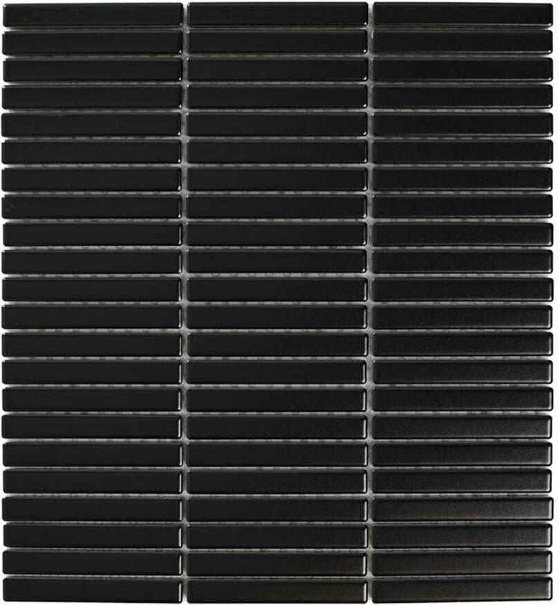 Aquacolor Mood Wandtegel | 28.2x30.8 cm |Zwart