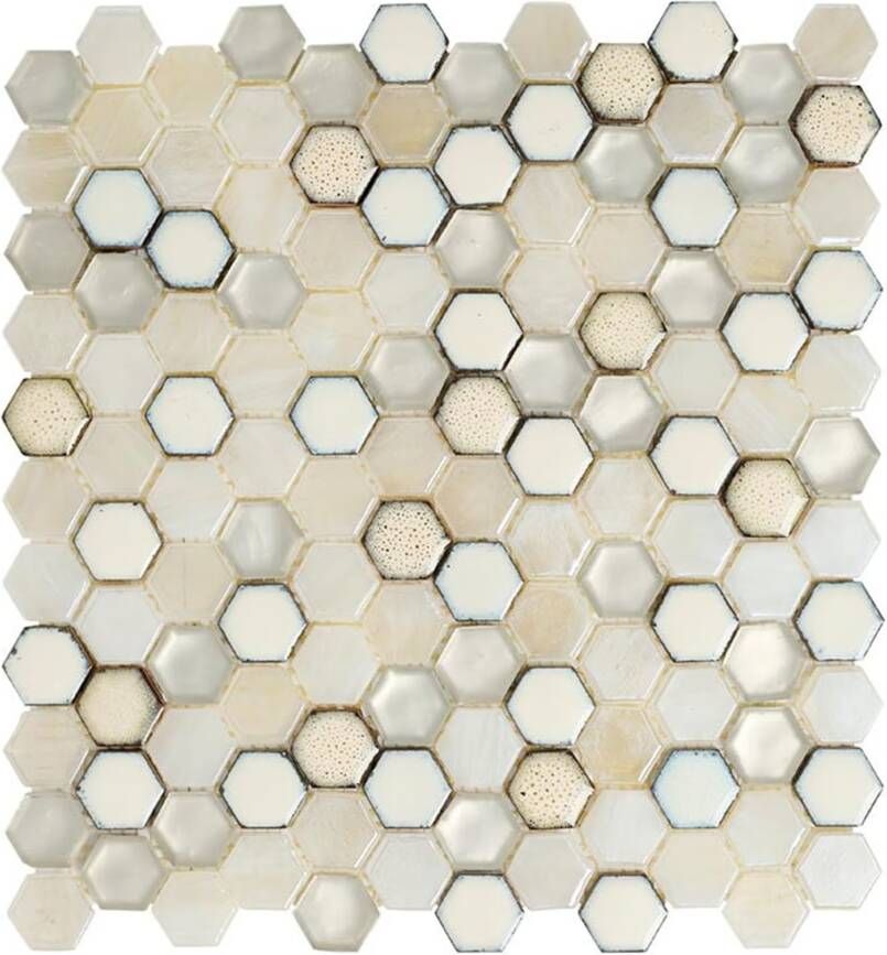 Aquacolor Swing Wandtegel | 27.5x29.2 cm | Mozaiek |Meerkleurig