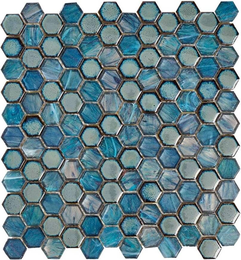 Aquacolor Swing Wandtegel | 27.5x29.2 cm | Mozaiek |Meerkleurig