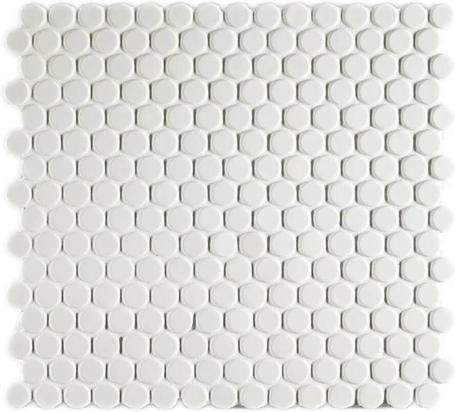 Aquacolor Vintage Wandtegel | 29.4x31.5 cm | Mat Wit
