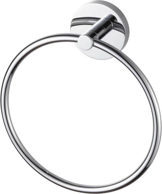 Aqualux Handdoek ring PRO 2000 | Wandmontage | 20 cm | Chroom