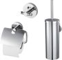 Aqualux PRO 2000 toilet accesoire set rond chroom - Thumbnail 1