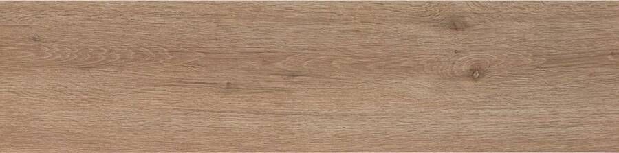 Atlas Concorde Solution Breath Vloer- en wandtegel | 22.2x89.5 cm | Gerectificeerd | Houtlook | Mat Bruin