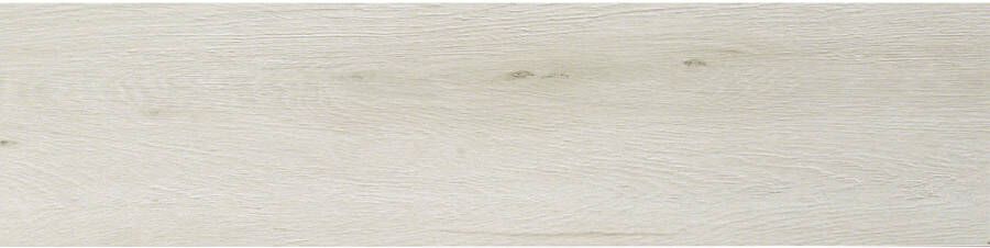 Atlas Concorde Solution Breath Vloer- en wandtegel | 22.2x89.5 cm | Gerectificeerd | Houtlook | Mat Wit