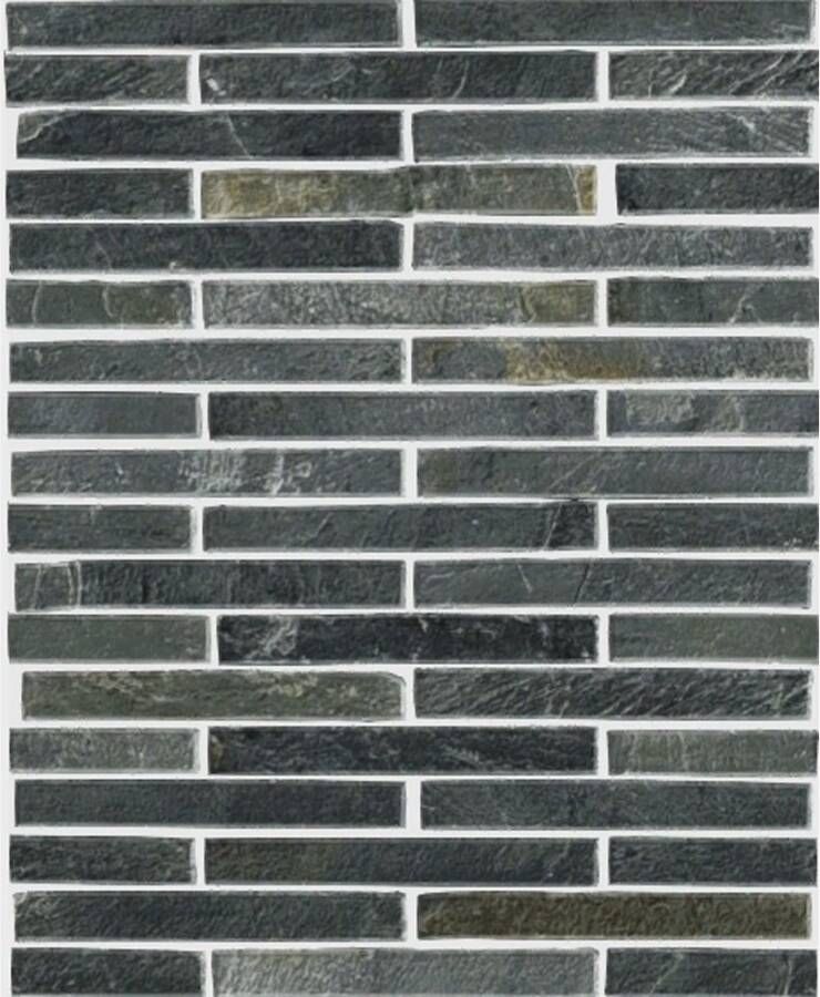 Baerwolf Mosaico Wandtegel | 24.5x30.5 cm |Antraciet