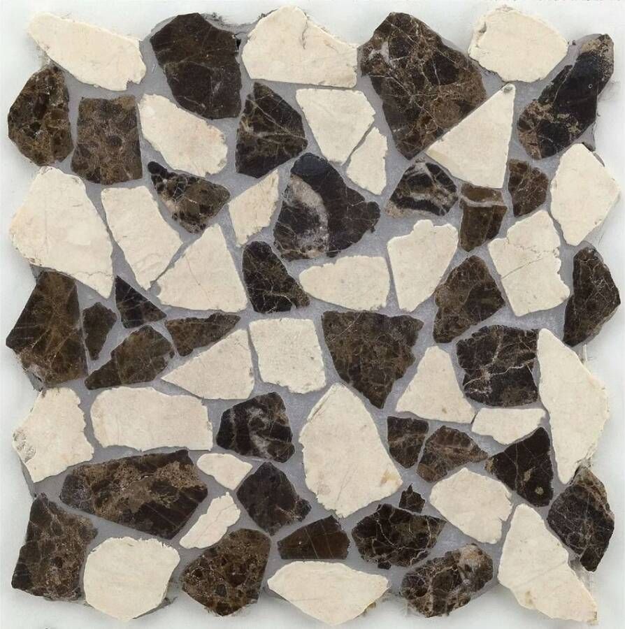 Baerwolf Mosaico Wandtegel | 30x30 cm |Creme