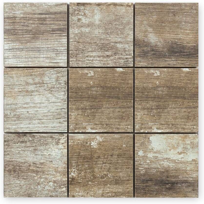 Baerwolf Vintage Wandtegel | 29.8x29.8 cm | Mat Grijs