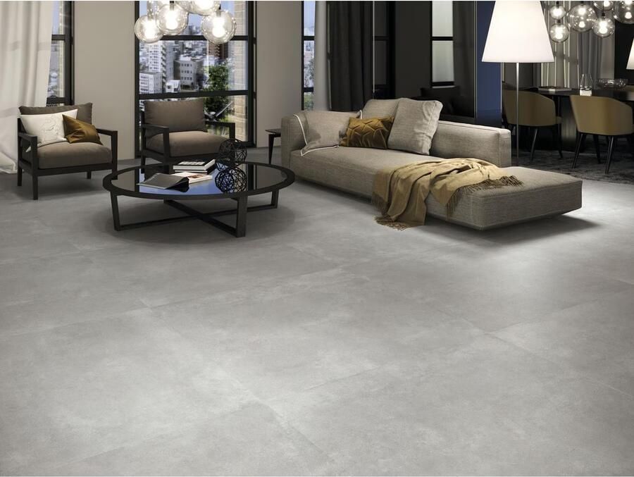 Baldocer Cerámica Arkety Grey beton look 120x120 cm grijs - Foto 2