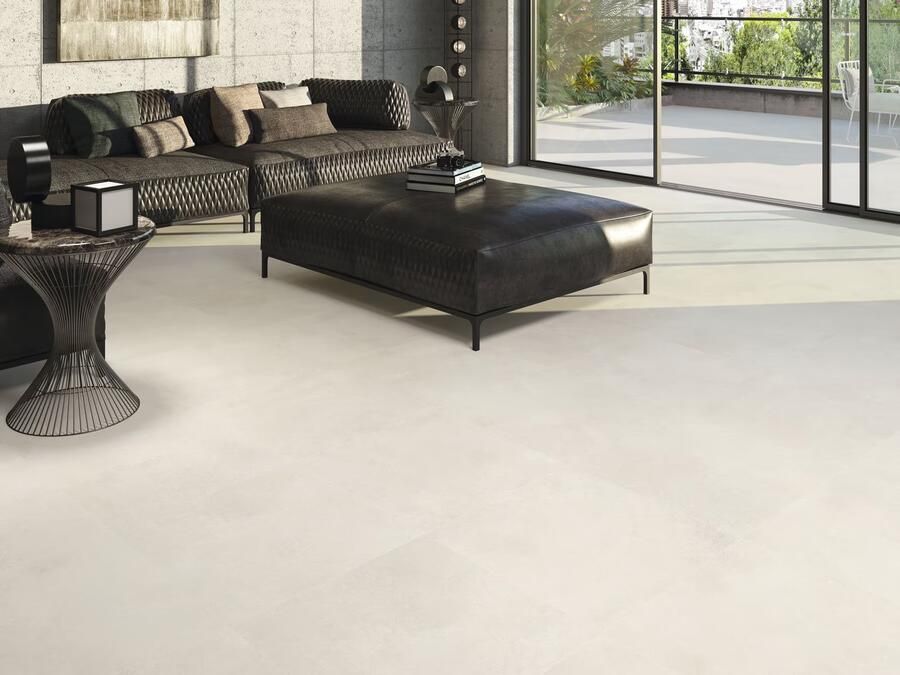 Baldocer Ceramica Arkety vloertegel 60x60cm 10mm Vierkant gerectificeerd Betonlook bit bone mat SW07310865 - Foto 2