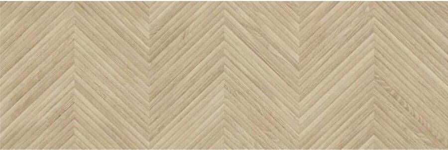 Baldocer Cerámica Larchwood Zig Alder houtlook 30x90 cm beige