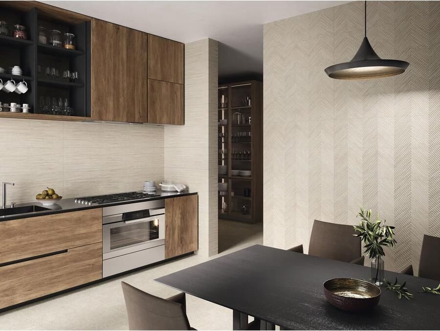 Baldocer Cerámica Larchwood Zig Maple houtlook 30x90 cm lichtbeige - Foto 2