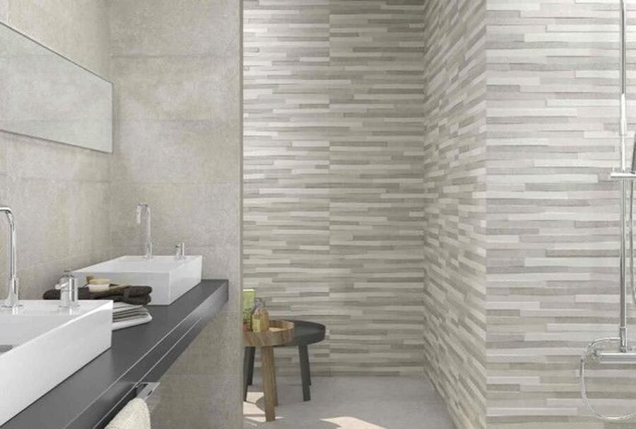 Baldocer Ceramica Pierre Grey Decor wandtegel 30x60cm 10mm Rechthoek gerectificeerd Natuursteen look mat grijs SW07315154 - Foto 2