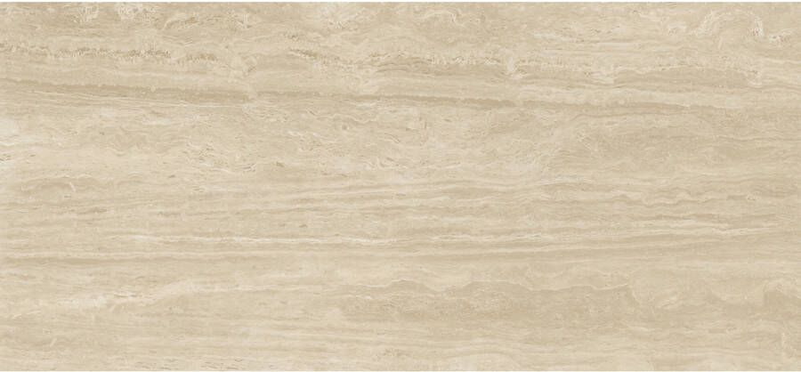 Baldocer Cerámica Venice Vloer- en wandtegel | 120x260 cm | Gerectificeerd | Natuursteenlook | Mat Donker Beige