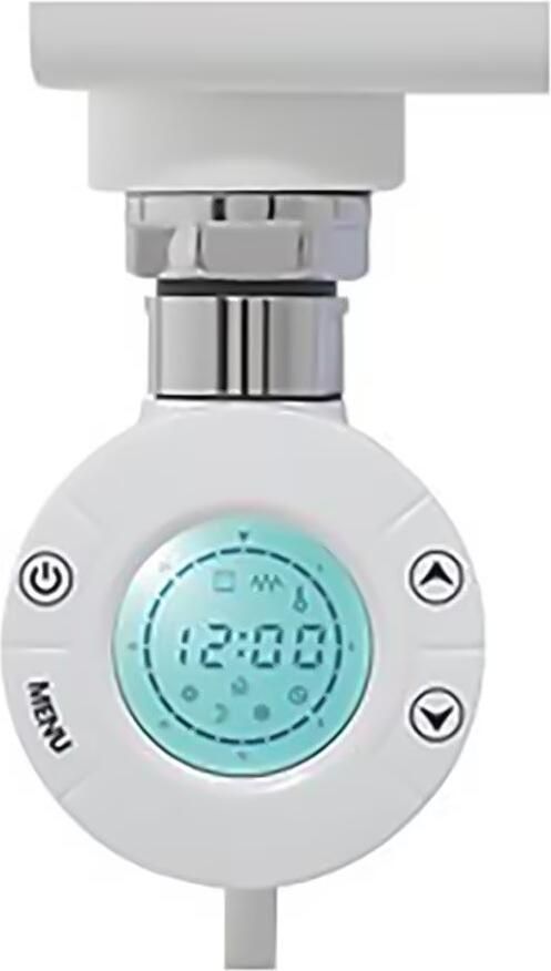 Belrad Handdoekradiator | 160x50 cm | Elektrisch | 551 watt | Wit - Foto 3