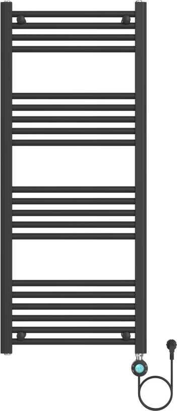 Belrad Elektische handdoekradiator | 120x50 cm | 700 watt | Mat zwart