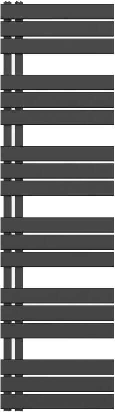 Belrad handdoek radiator 890 watt 180x50 cm staal zwart mat